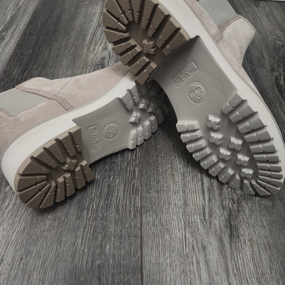 Timberland Carnaby Cool Mid Chelsea Boot Beige Size 7.5 Excellant Condition - Picture 4 of 9